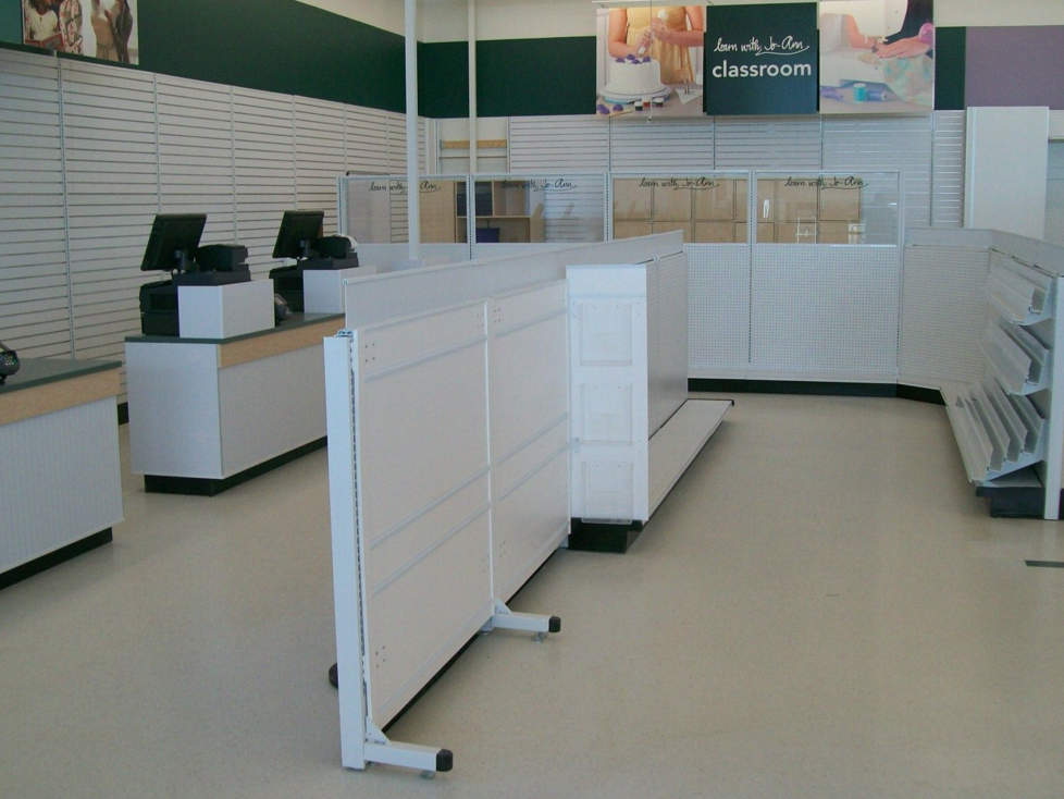 Retail store remodels and retail resets